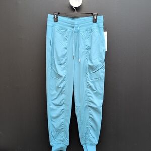 Lululemon Dance Studio Mid Rise Women's Jogger Lined Pants Size 8 Blue